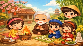 Mùng 3 Tết: Gói ghém lòng biết ơn qua phong tục "Tết Thầy" và hóa vàng