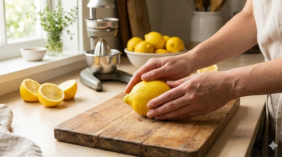 Mẹo vắt chanh ra sạch nước nhờ tuyệt chiêu "mát-xa" cực đơn giản