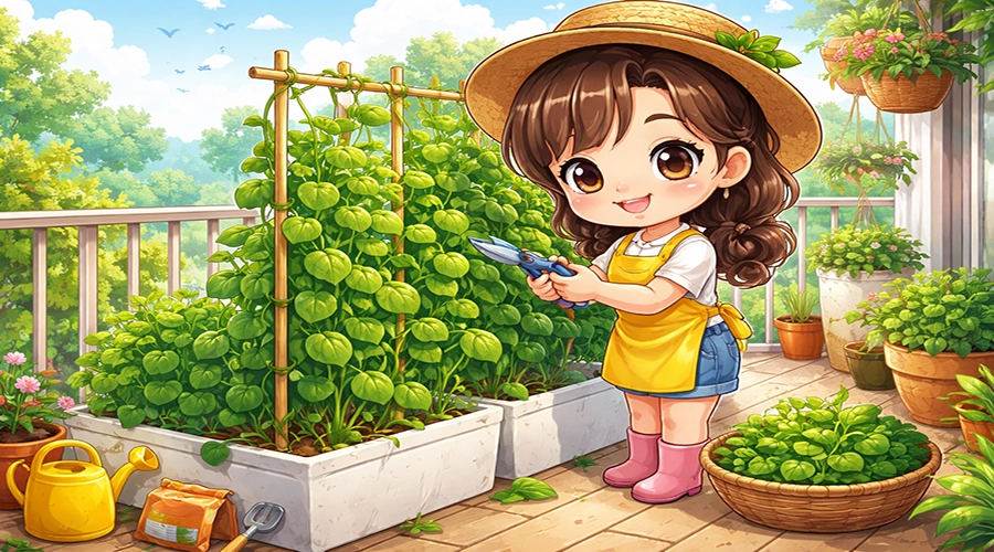 Cách Trồng Mồng Tơi Tại Nhà Đơn Giản, Nhanh Lên Giàn Và Thu Hoạch Liên Tục