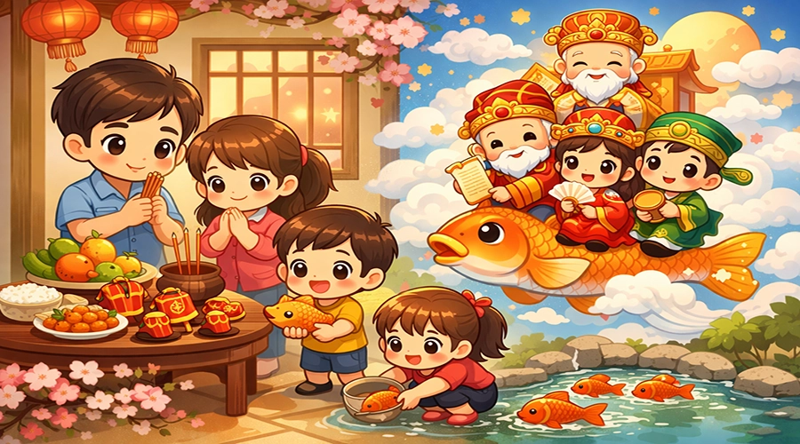 Tục Đưa Ông Táo Về Trời – Nét Đẹp Truyền Thống Trong Mỗi Gia Đình Việt