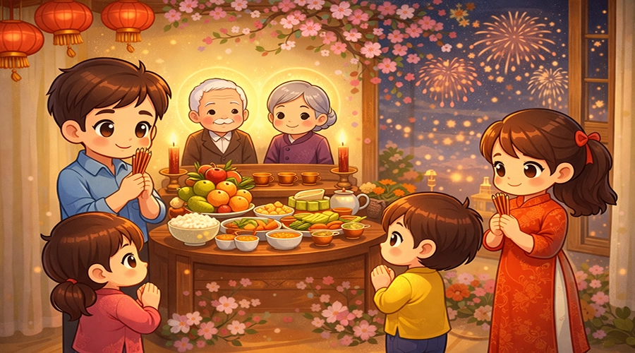 Khi Nào Đón Ông Bà Về Ăn Tết? Cách Cúng Đúng Phong Tục Gia Đình Việt