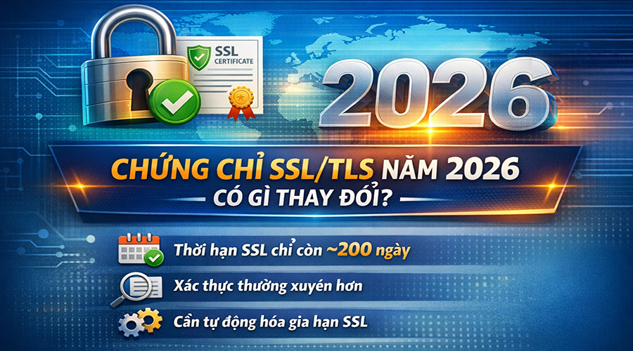 Chứng chỉ SSL/TLS năm 2026 có gì thay đổi? Doanh nghiệp và webmaster cần chuẩn bị gì