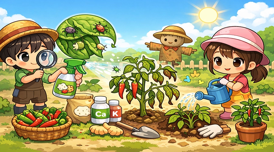 Vì Sao Cây Ớt Hay Bị Xoăn Lá? Cách Khắc Phục Hiệu Quả Tại Nhà