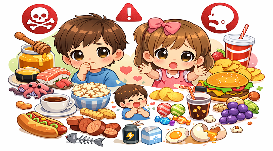 Những Thực Phẩm Trẻ Nhỏ Không Nên Ăn - Cha Mẹ Cần Biết Để Bảo Vệ Sức Khỏe Bé