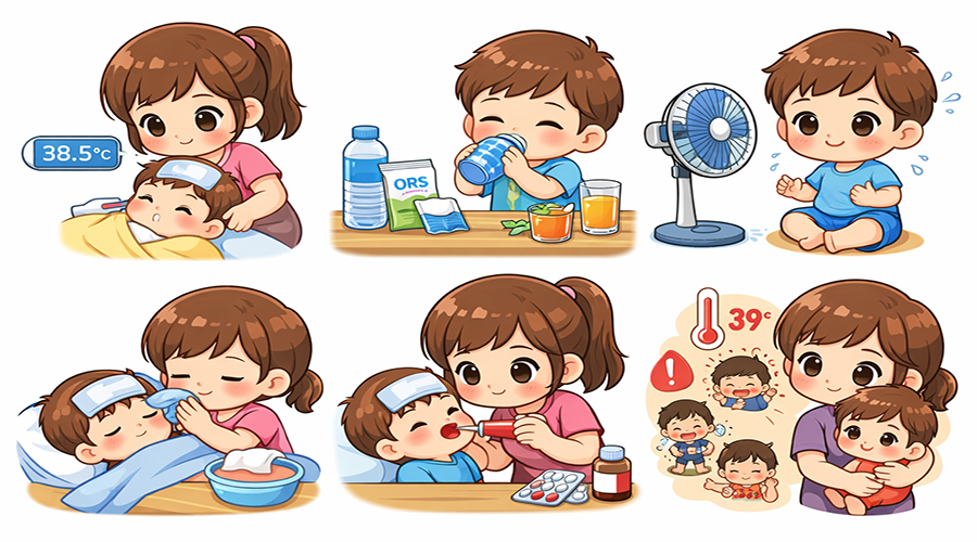 Cách hạ sốt cho trẻ tại nhà an toàn, hiệu quả và những lưu ý "vàng" cho cha mẹ