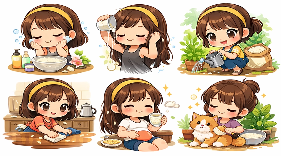 Công Dụng Đặc Biệt Từ Nước Vo Gạo - Bí Quyết Tự Nhiên Tốt Cho Da, Tóc Và Sức Khỏe