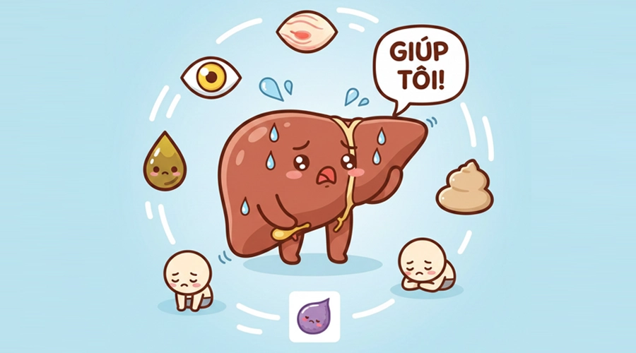 Gan Đang "Kêu Cứu" Nếu Cơ Thể Bạn Có 5 Biểu Hiện Này