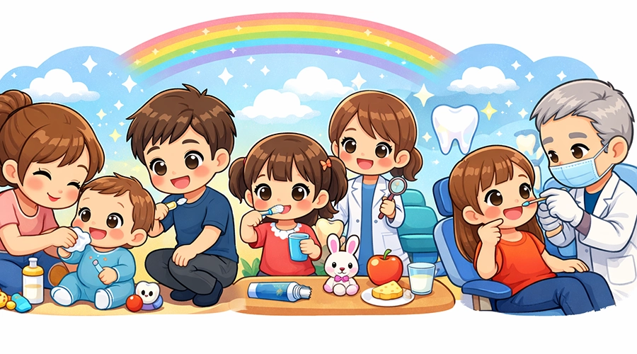 Hướng Dẫn Chăm Sóc Răng Miệng Cho Trẻ Theo Từng Độ Tuổi: Nền Tảng Cho Nụ Cười Khỏe Mạnh