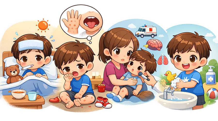 Bạn cần làm gì khi trẻ bị tay chân miệng? Hướng dẫn chăm sóc và theo dõi đúng cách